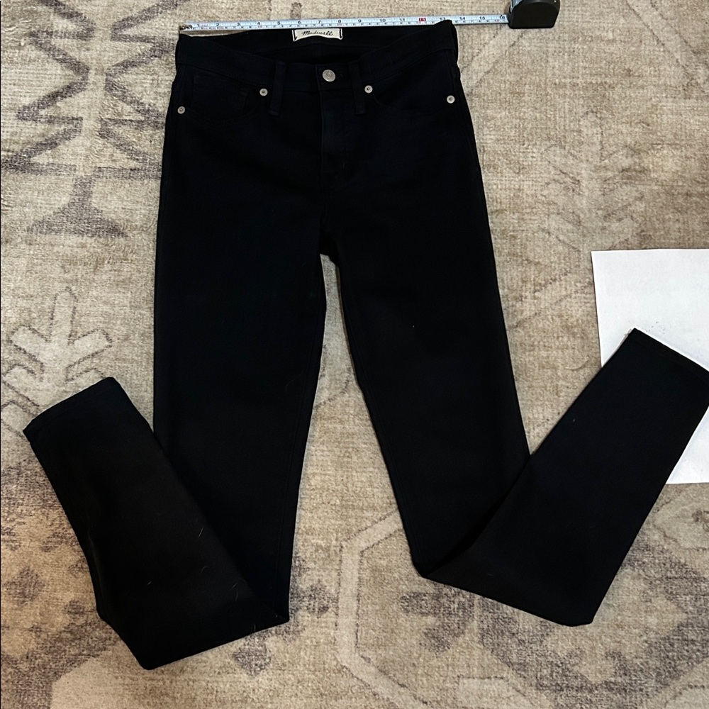 Madewell 9” 26 TL High Rise Skinny True Black Jeans